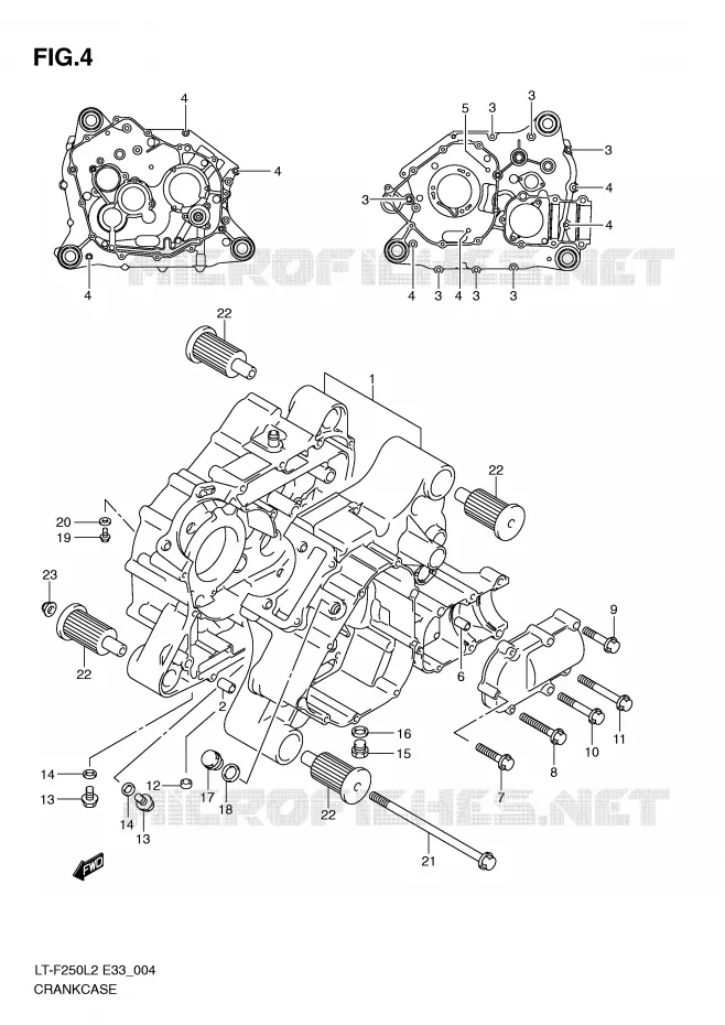 CASING Suzuki QUAD 250 OZARK 2012  LT-F250L2(E33)