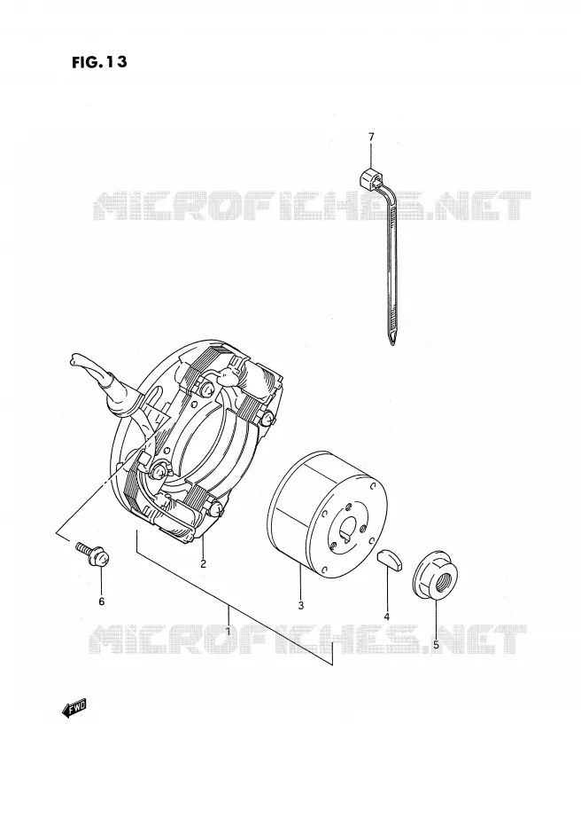 ONTSTEKING Suzuki MOTO 80 RM 1991  RM80M(E24)