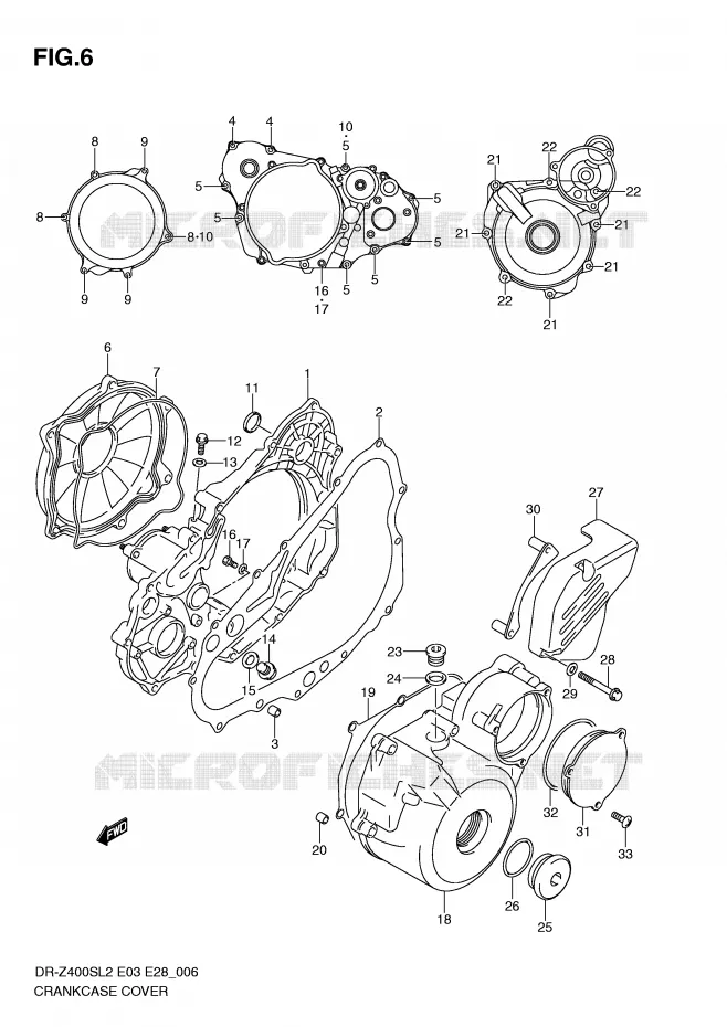 CASING Suzuki MOTO 400 DR-Z 2012  DR-Z400SL2(E03)