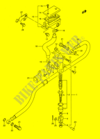ACHTER HOOFDREMCILINDER (MODELE M/N) voor Suzuki BANDIT-N 400 1992