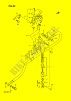 ACHTER HOOFDREMCILINDER (MODELE M/N) voor Suzuki BANDIT 400 1992