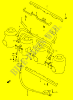 CARBURETOR AANSLUITINGEN (MODELE P/R/S/T) voor Suzuki GSX-R 1100 1995