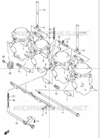 CARBURETOR AANSLUITINGEN MOTOR/TRANSMISSIE 1200 suzuki-motorfietsen BANDIT 2005 DP015004