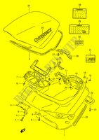 KOFFER (MODELE N) voor Suzuki GSX 250 1992