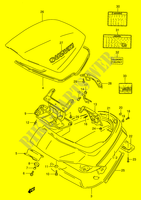 KOFFER (MODELE P/R/T) voor Suzuki GSX 250 1996