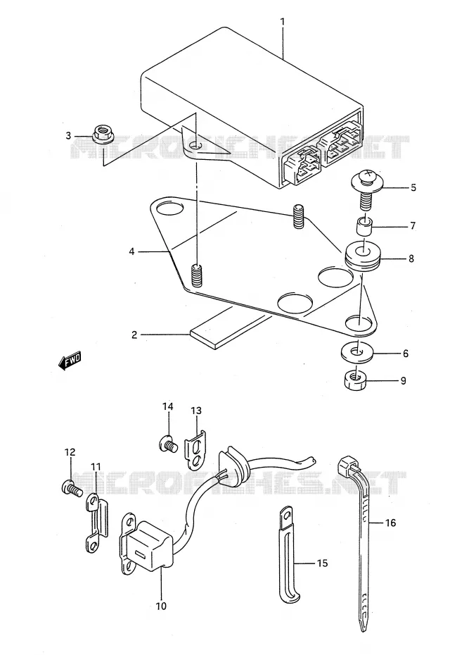 ALTERNATOR Suzuki MOTO 400 BANDIT-N 1993  GSF400P(E28)