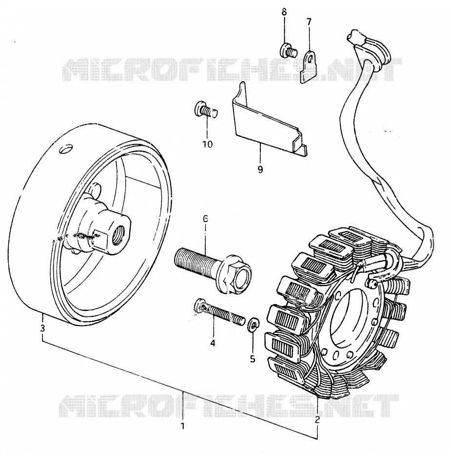 ALTERNATOR Suzuki MOTO 400 GSX 1983  GSX400FD