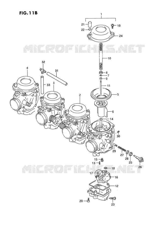 CARBURATOR (E18,E39) Suzuki MOTO 750 GSX-R 1995  GSX-R750WS(E2)