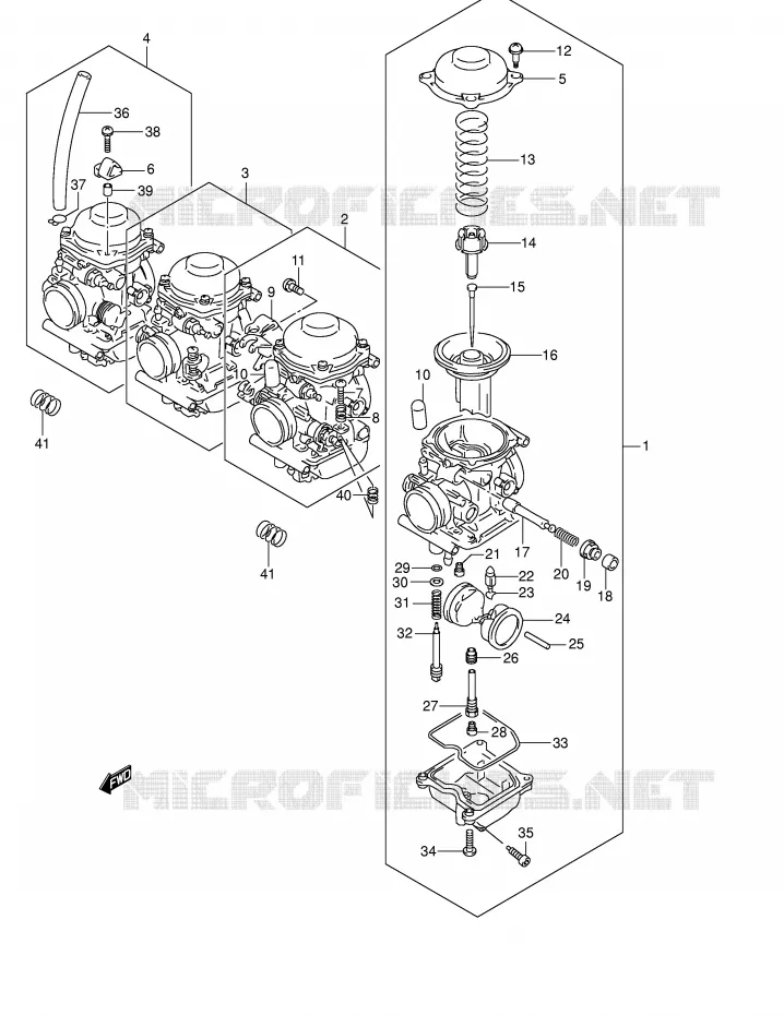 CARBURATOR (MODELE K3) Suzuki MOTO 600 BANDIT 2000  GSF600SUY(E2)