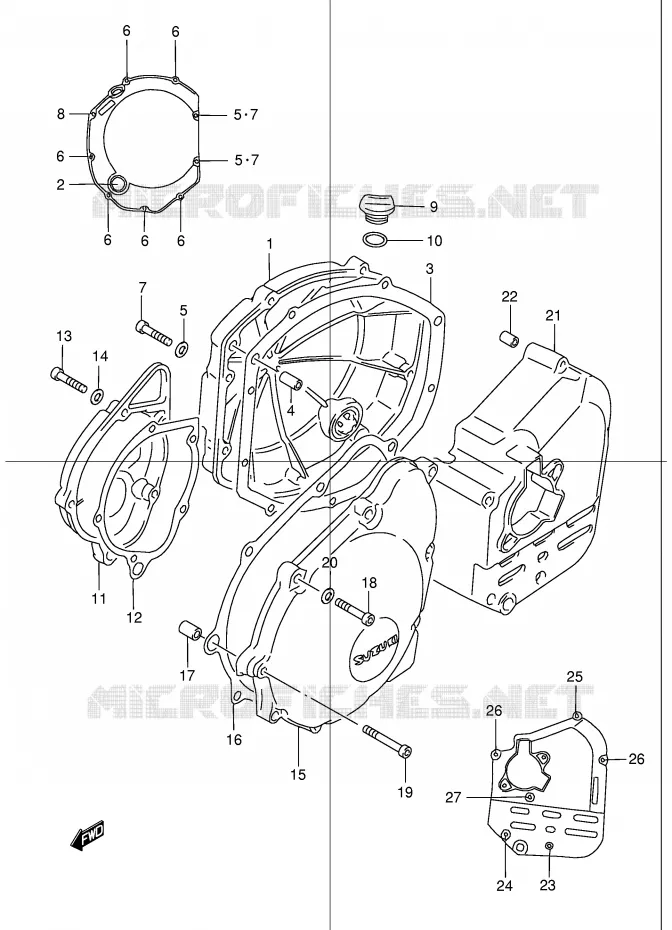 CASING Suzuki MOTO 1200 BANDIT 2004  GSF1200K4(E2)