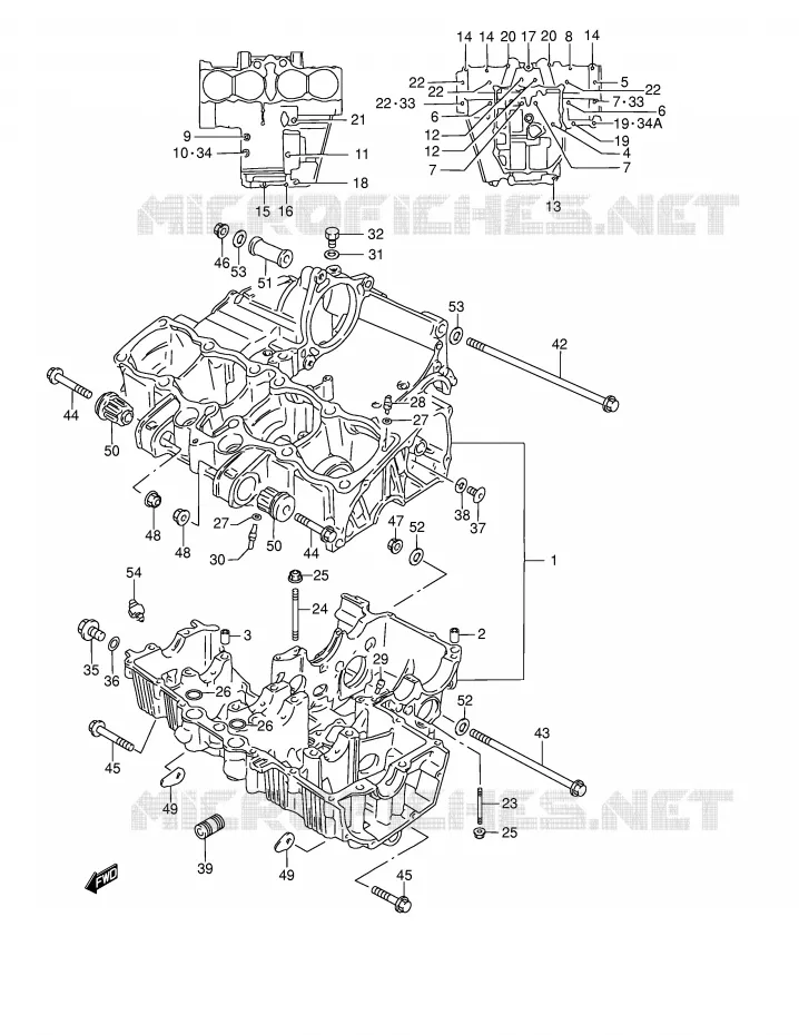 CASING Suzuki MOTO 1200 BANDIT 2004  GSF1200K4(E2)