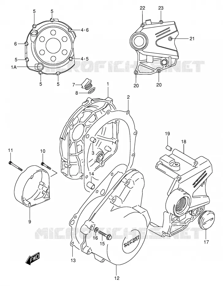 CASING Suzuki MOTO 250 BANDIT 2000  GSF250VY(E24)