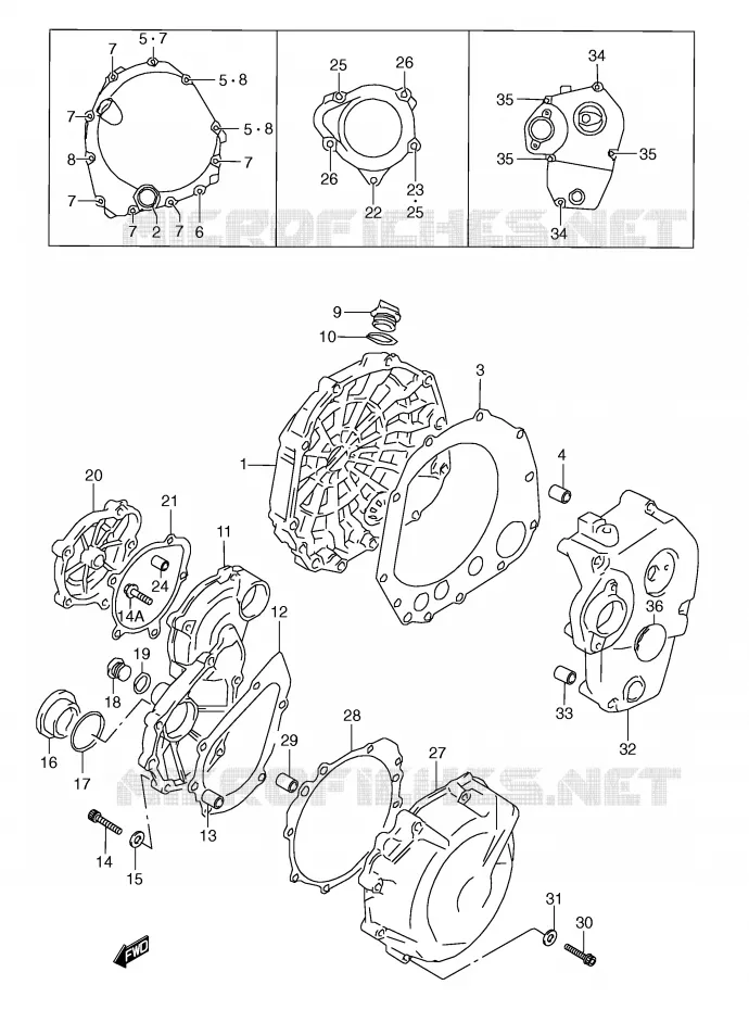 CASING Suzuki MOTO 600 GSX-R 1997  GSX-R600V(E2)