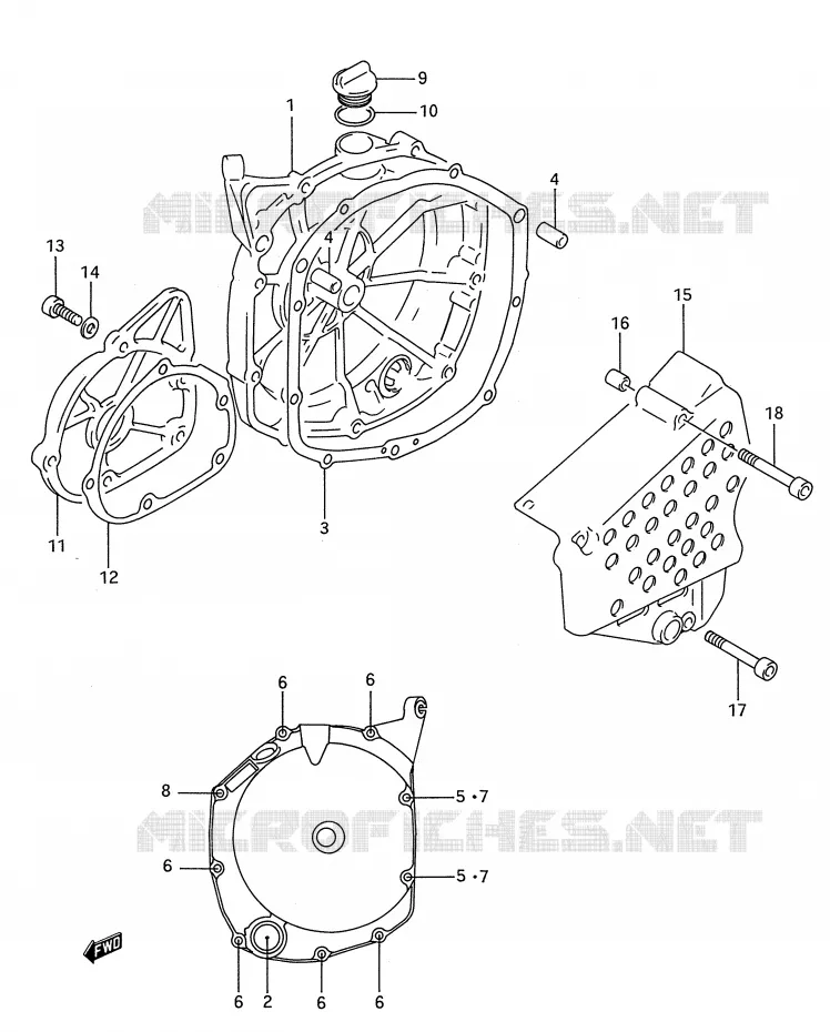 CASING Suzuki MOTO 750 GSX-R 1995  GSX-R750WS(E28)