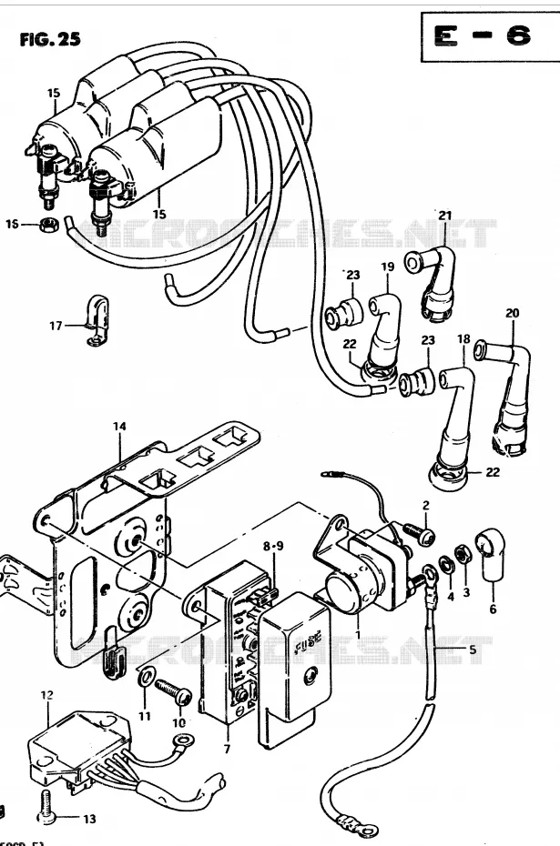 ELEKTRISCH (MODELE Z) Suzuki MOTO 850 GS 1983  GS850GD(E1)
