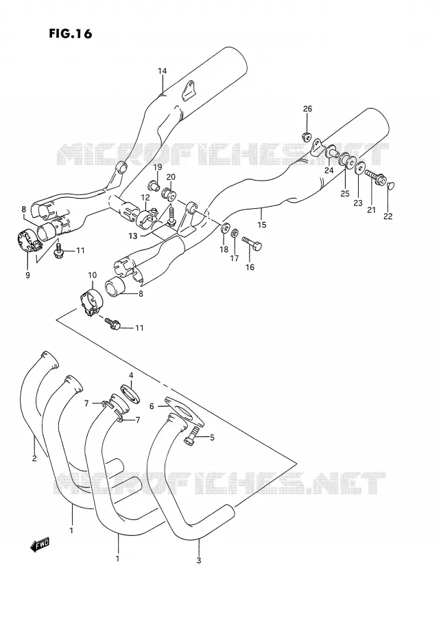 GELUIDDEMPER Suzuki MOTO 1100 GSX-G 1992  GSX1100GN(E2)