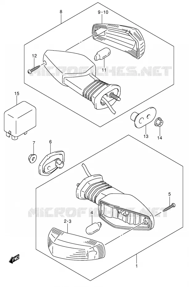 INDICATOREN Suzuki MOTO 750 GSX-R 2004  GSX-R750U2K4(E2)