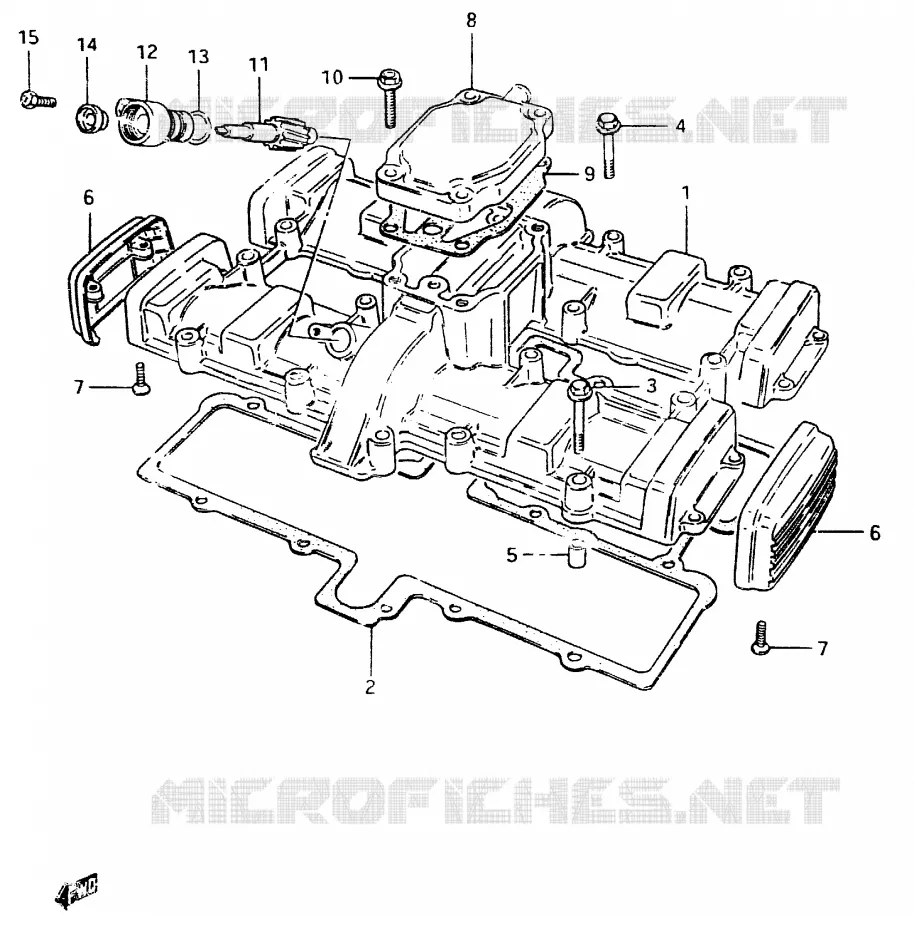 KLEPPENDEKSEL Suzuki MOTO 400 GSX 1983  GSX400FD