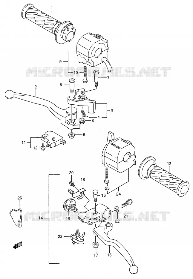 SCHAKELAARS Suzuki MOTO 750 GSX-R 1995  GSX-R750WS(E28)