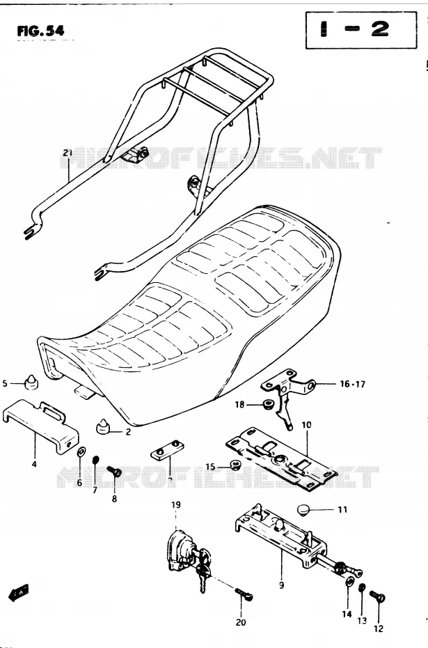SEAT Suzuki MOTO 250 GSX 1982  GSX250Z(Z/D)