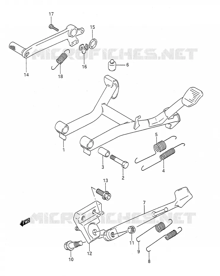 STAND Suzuki MOTO 400 BANDIT-N 1992  GSF400N(E28)