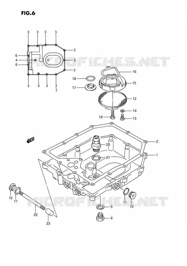SUMP Suzuki MOTO 1100 GSX-F 1994  GSX1100FR(E2)