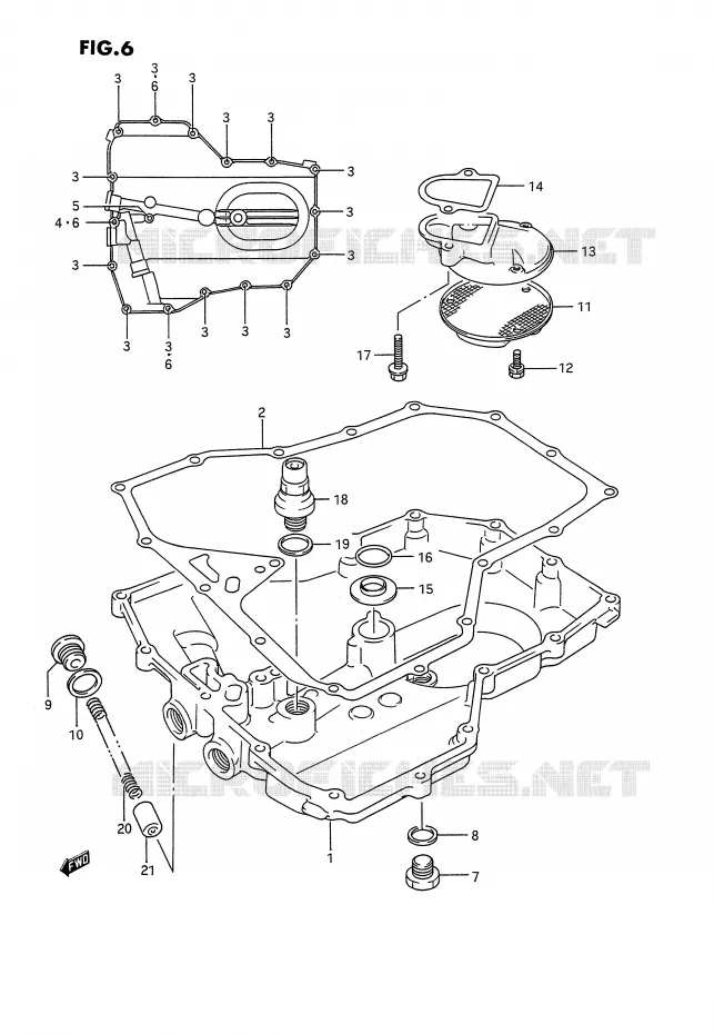 SUMP Suzuki MOTO 1100 GSX-G 1991  GSX1100GM(E2)
