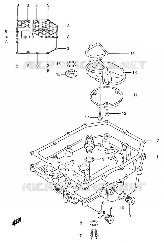 SUMP Suzuki MOTO 1200 BANDIT 1997  GSF1200SV(E2)