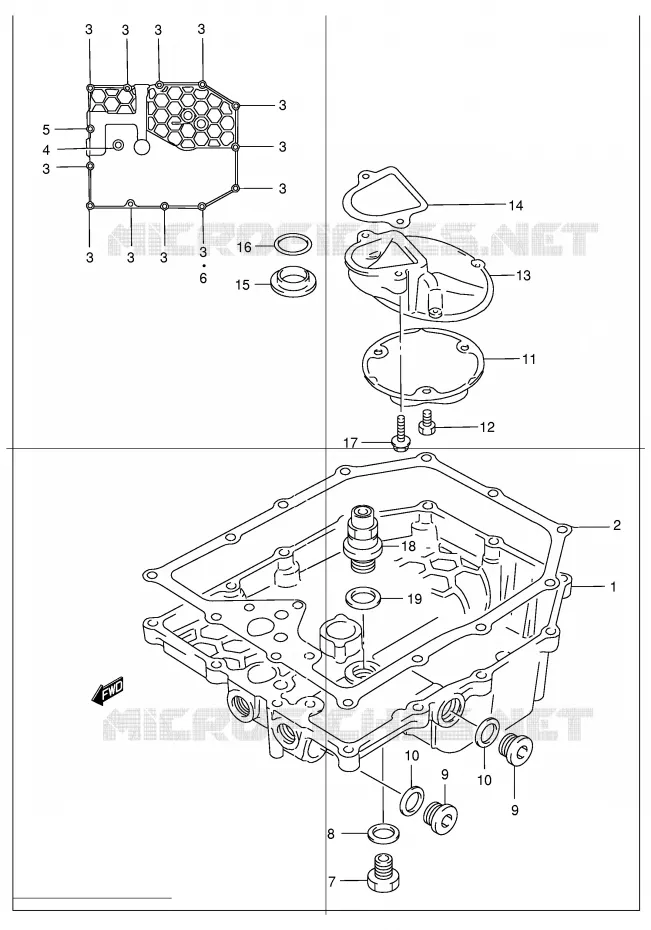 SUMP Suzuki MOTO 1200 BANDIT 2002  GSF1200SK2(E2)