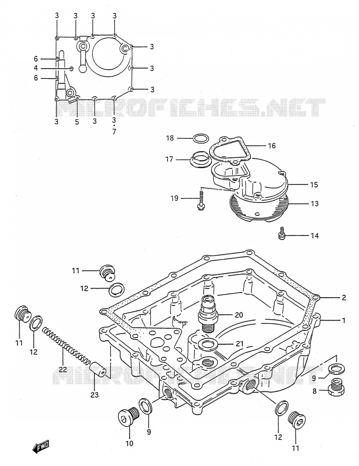 SUMP Suzuki MOTO 750 GSX-R 1991  GSX-R750M(E28)