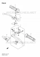 HANDGRIPS - LEVERS VERING/REM/WIEL 750 suzuki-motorfietsen GSR 2011 DP065107