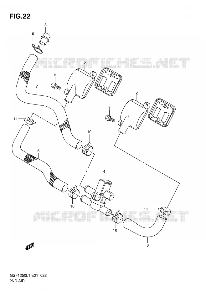 ANTI VERVUILINGS SYSTEM Suzuki MOTO 1250 BANDIT 2011  GSF1250L1(E21)