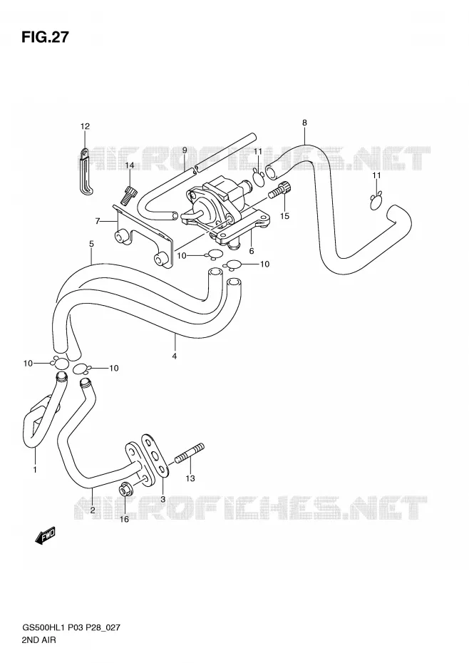 ANTI VERVUILINGS SYSTEM Suzuki MOTO 500 GS-F 2011  GS500FHL1(P3)