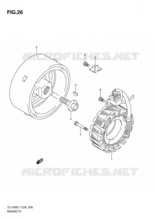 ONTSTEKING Suzuki MOTO 1000 V-STROM 2011  DL1000L1(E28)