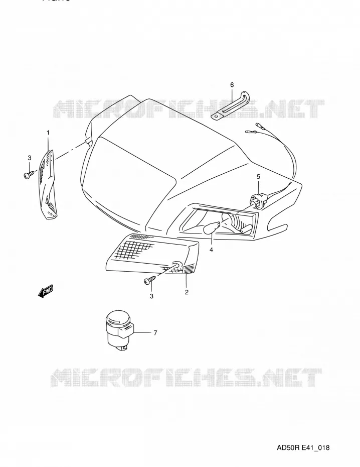 FRONT INDICATOREN Suzuki SCOOTER 60 AD 1994  AD60R
