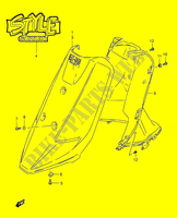 LEG SHIELD (MODELE L/M) voor Suzuki AE 50 1990