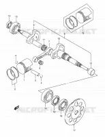 KRUKAS voor Suzuki AE 50 1992