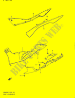 ONDERAANKLEDING (AN400L1 E02) voor Suzuki BURGMAN 400 2012