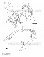 BACKREST (AN400ZAL0) voor Suzuki BURGMAN 400 2010
