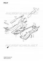 FOOTREST voor Suzuki BURGMAN 400 2010