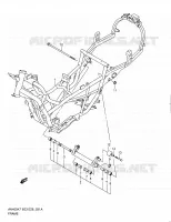 FRAME (MODEL L0) voor Suzuki BURGMAN 400 2010