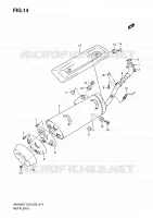 GELUIDDEMPER voor Suzuki BURGMAN 400 2010