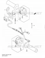 GRIP HEATER (AN400ZAL0) voor Suzuki BURGMAN 400 2010
