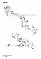 OLIEPOMP voor Suzuki BURGMAN 400 2010