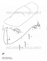 SEAT LOCK voor Suzuki BURGMAN 400 2010