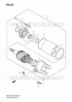 STARTMOTOR voor Suzuki BURGMAN 400 2010