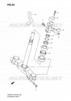STUURKOLOM voor Suzuki BURGMAN 400 2010