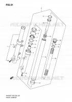 VOORVORK (AN400K7/K8/K9/L0) voor Suzuki BURGMAN 400 2010