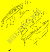 BACKREST (SIDE)(MODELE X/Y) voor Suzuki BURGMAN 400 2002
