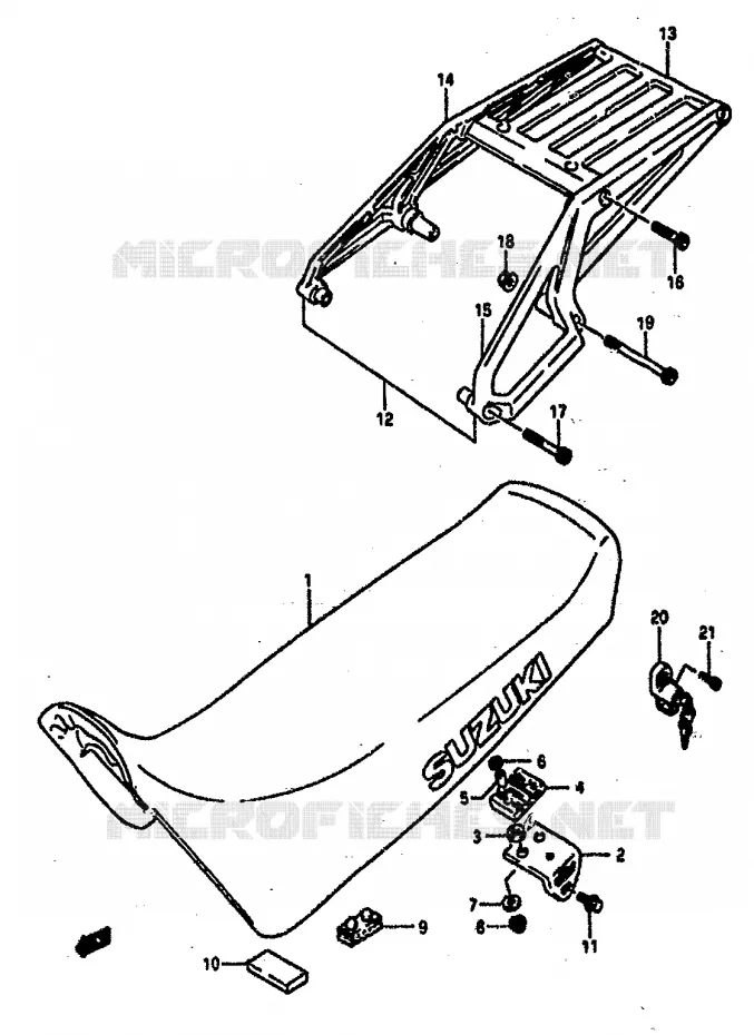 SEAT Suzuki MOTO 800 DR 1990  DR800SL(L)
